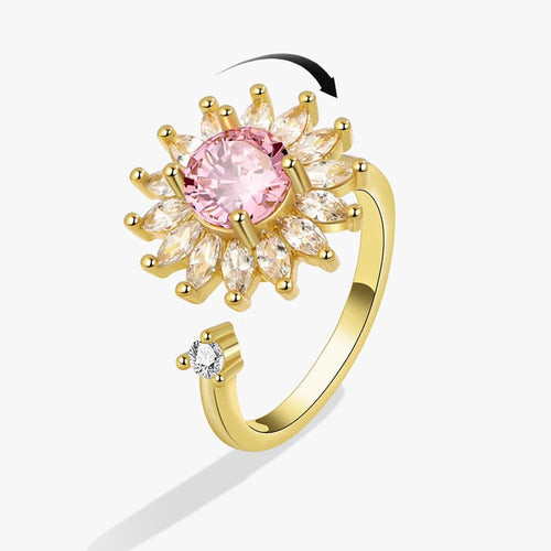 PINK FLOWER ELUNNA RING (GOLD)